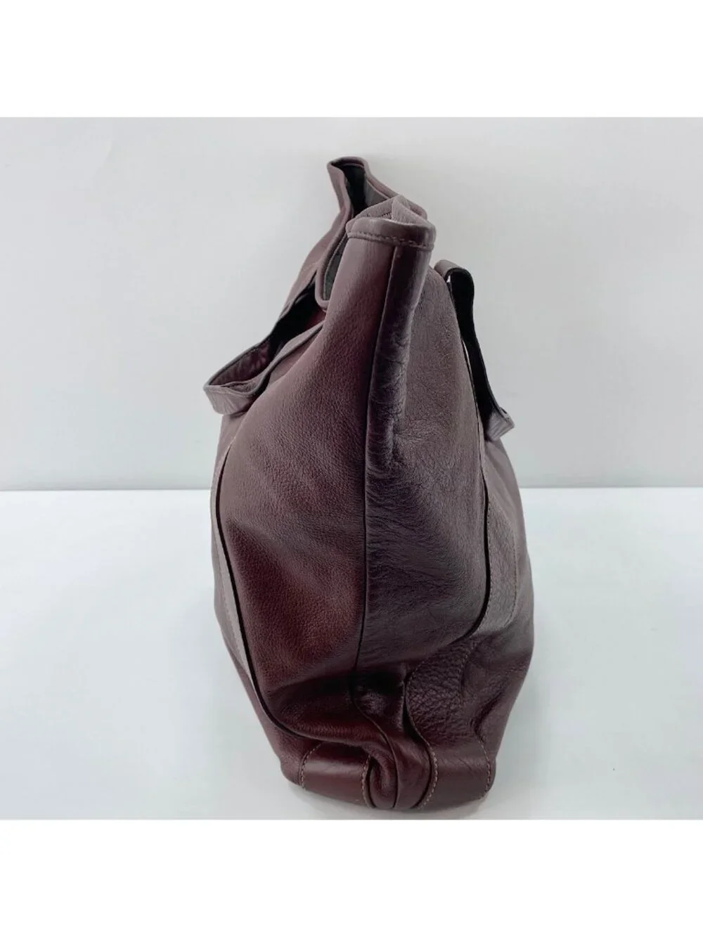 Gucci Tote Plate Burgundy
